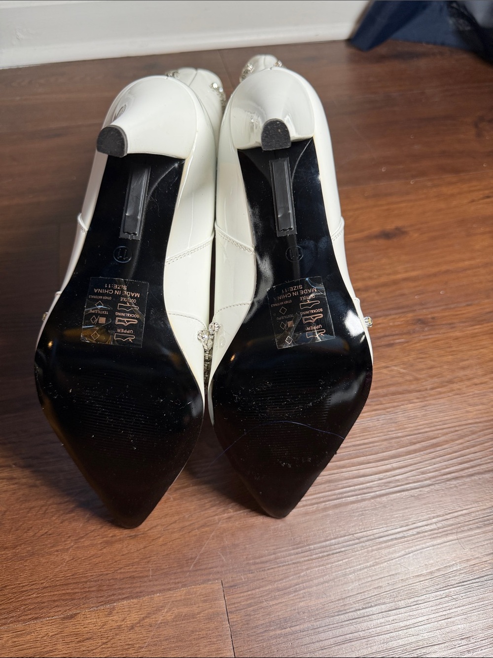 Azalea Wang Official Freida White Cowboy Boots - Picture 6 of 9
